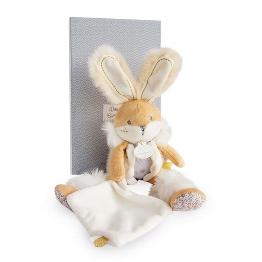Sugar Bunny White Plush Bunny-SOFT TOYS-Doudou Et Compagnie-Joannas Cuties