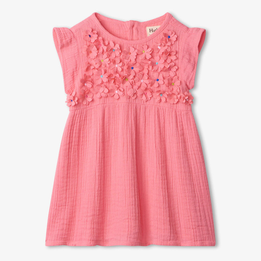Summer Flowers Baby Cap Sleeve Dress-DRESSES & SKIRTS-Hatley-Joannas Cuties