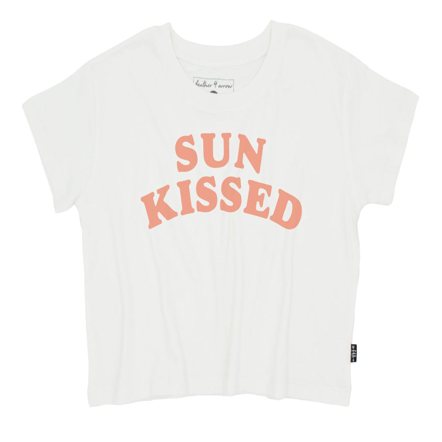 Sun Kissed Crop Tee-Feather 4 Arrow-Joanna's Cuties