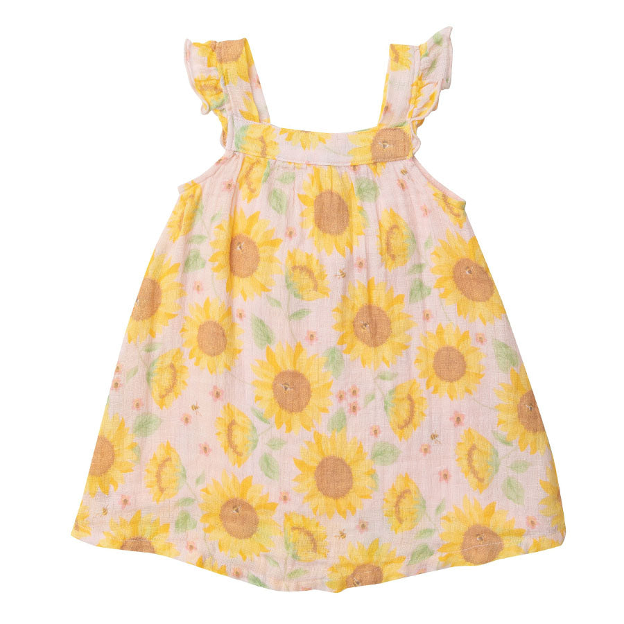 Sundress - Sunflowers-DRESSES & SKIRTS-Angel Dear-Joannas Cuties