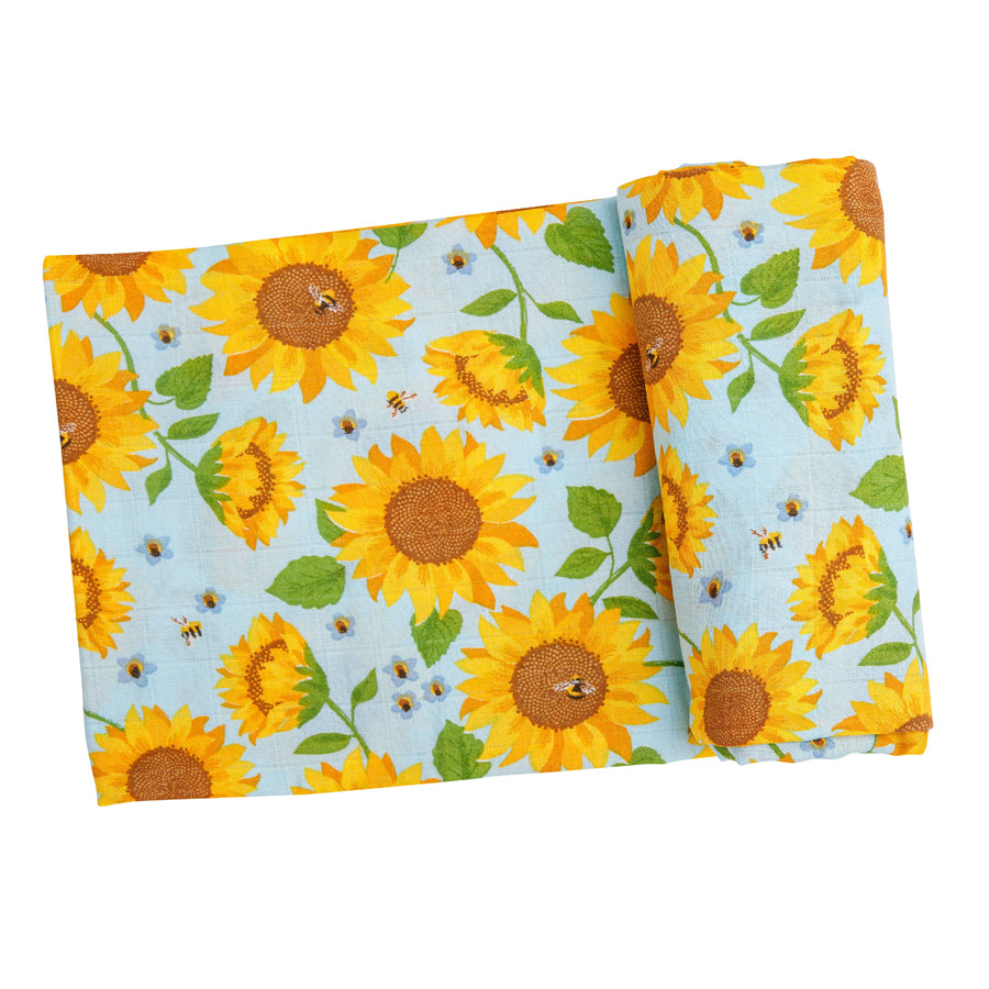 Sunflowers Swaddle Blanket-Angel Dear-Joanna's Cuties