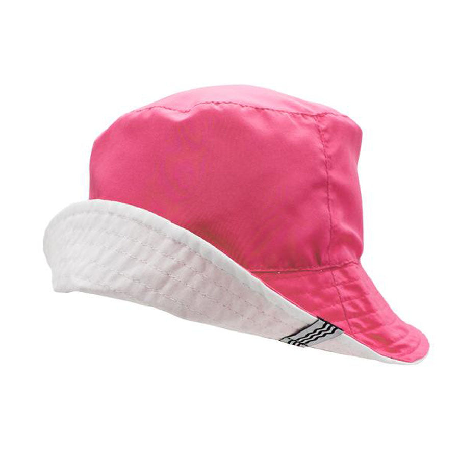 Suns Out Reversible Bucket Hat - Pink/White-SUN HATS-Feather 4 Arrow-Joanna's-Cuties