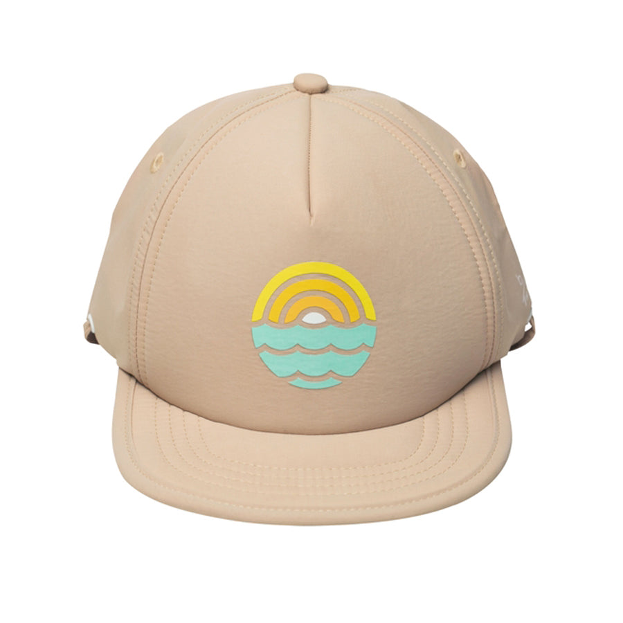 Sunset Sessions - Sun Hat / Trucker Hat - Beige-HATS & SCARVES-Bitty Brah-Joannas Cuties