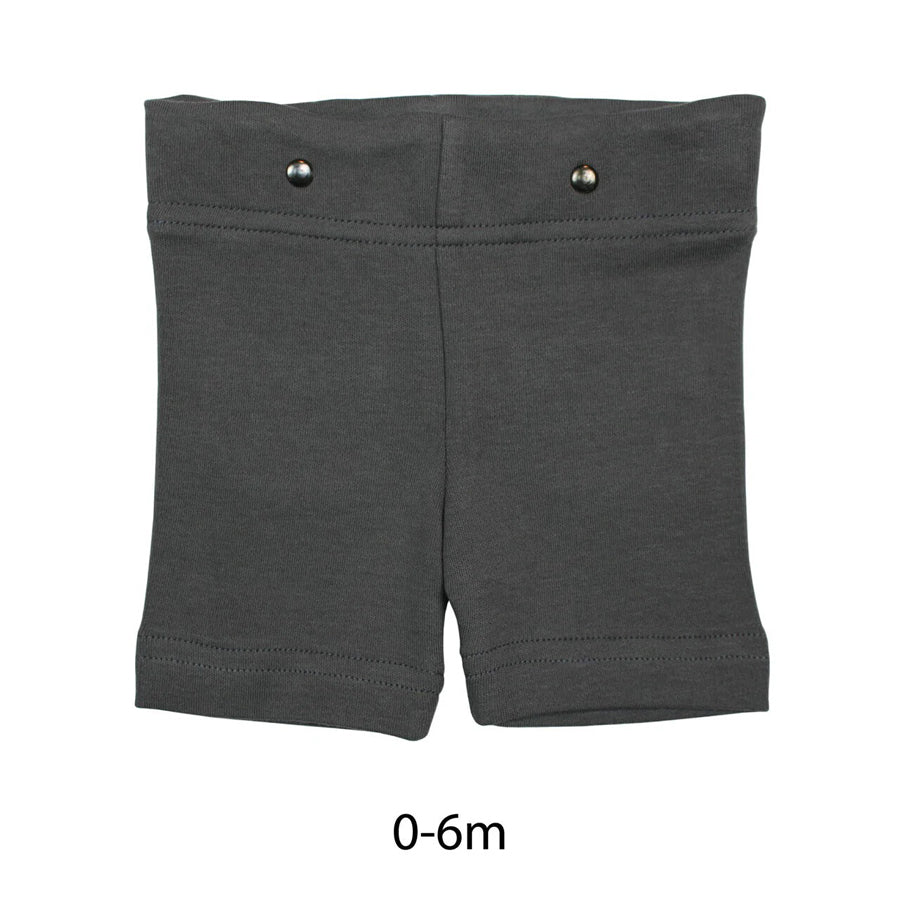 Suspender Shorts In Gray-BOTTOMS-L'ovedbaby-Joannas Cuties