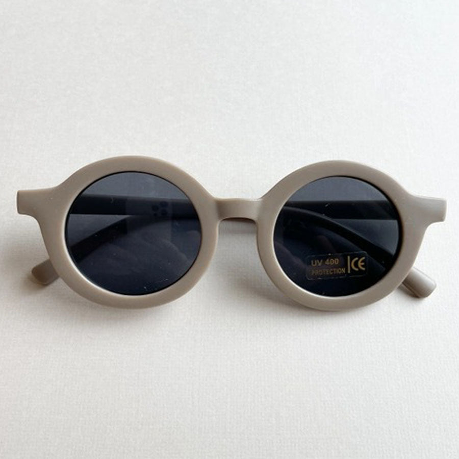 Sustainable Kids Sunglasses UV400 - Taupe-SUNGLASSES-Miminoo-Joannas Cuties