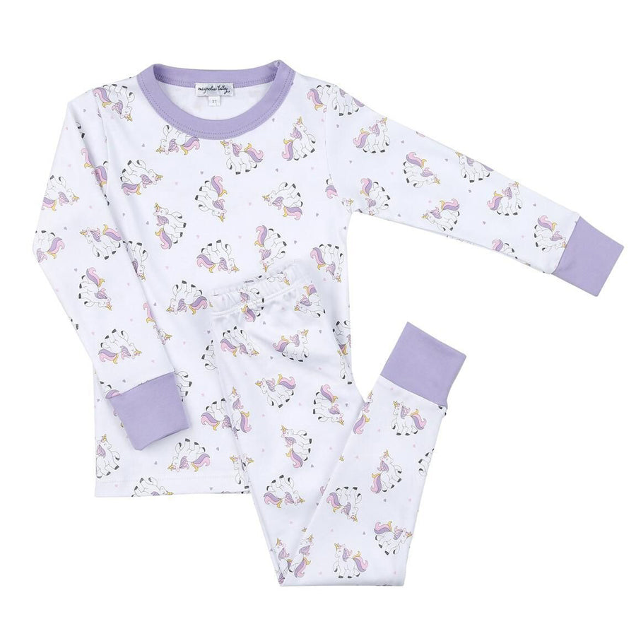 Sweet Unicorn Long Pajamas-SLEEPWEAR-Magnolia Baby-Joannas Cuties