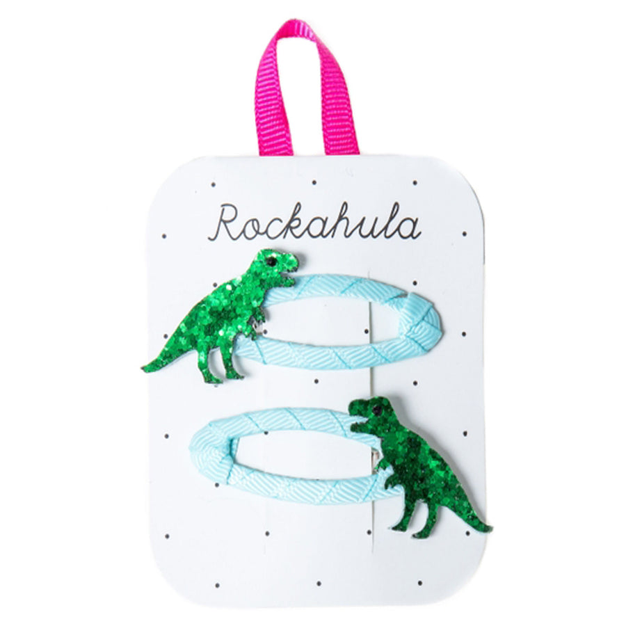 T-Rex Glitter Clips-Rockahula Kids-Joanna's Cuties
