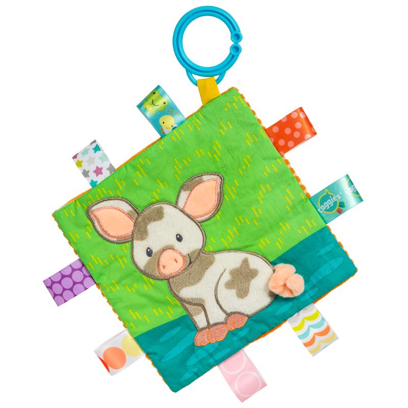 Taggies Crinkle Me Patches Pig – 6.5×6.5″ - Mary Meyer - joannas-cuties