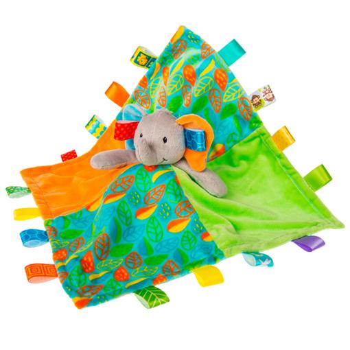 Taggies Little Leaf Elephant Character Blanket – 13×13″ - Mary Meyer - joannas-cuties