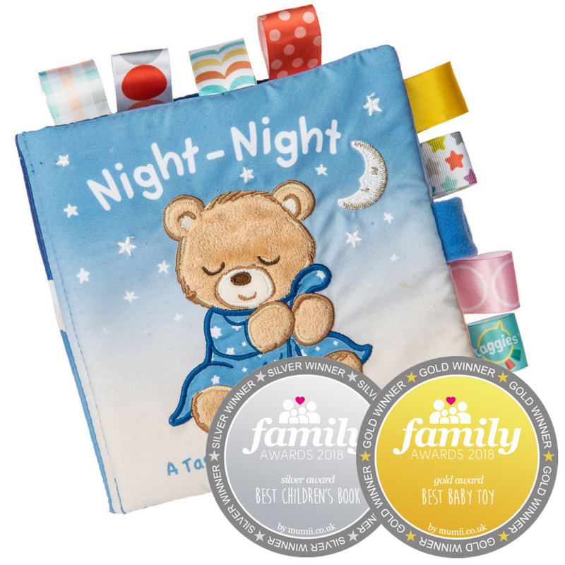 Taggies Starry Night Teddy Soft Book – 6×6″ - Mary Meyer - joannas-cuties