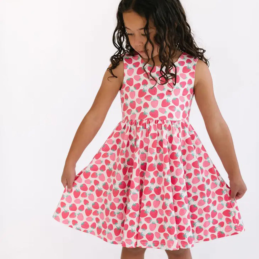 Tank Dress in Berry Cute-DRESSES & SKIRTS-Ollie Jay-Joannas Cuties