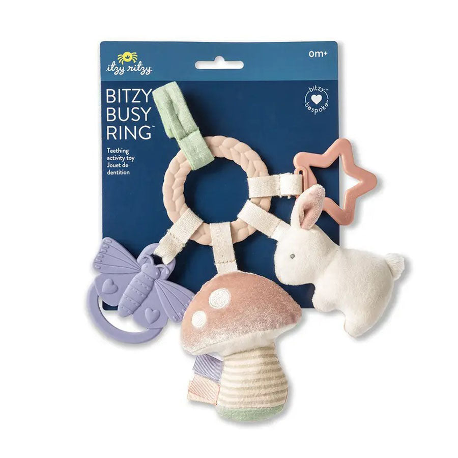 Teething Activity Toy Bunny Ring-TEETHERS-Itzy Ritzy-Joannas Cuties