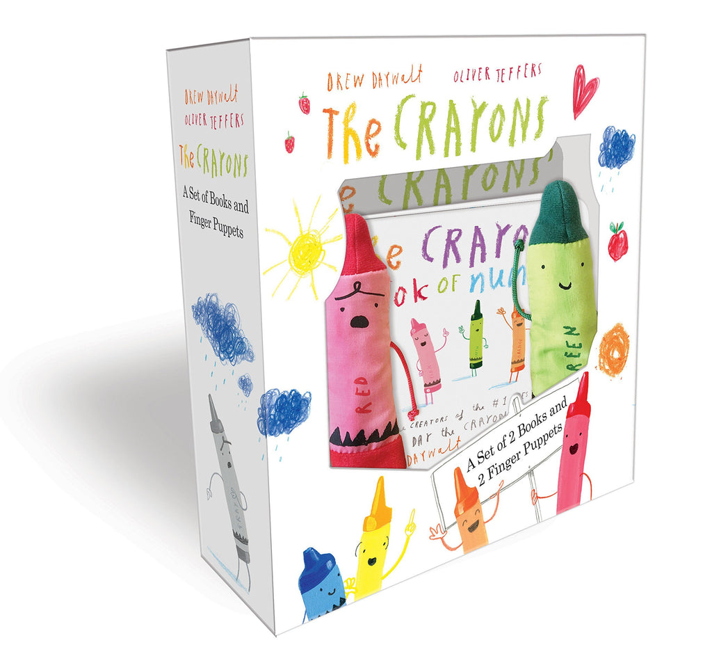 The Crayons: A Set of Books and Finger Puppets Board Book - Penquin Random House - joannas-cuties