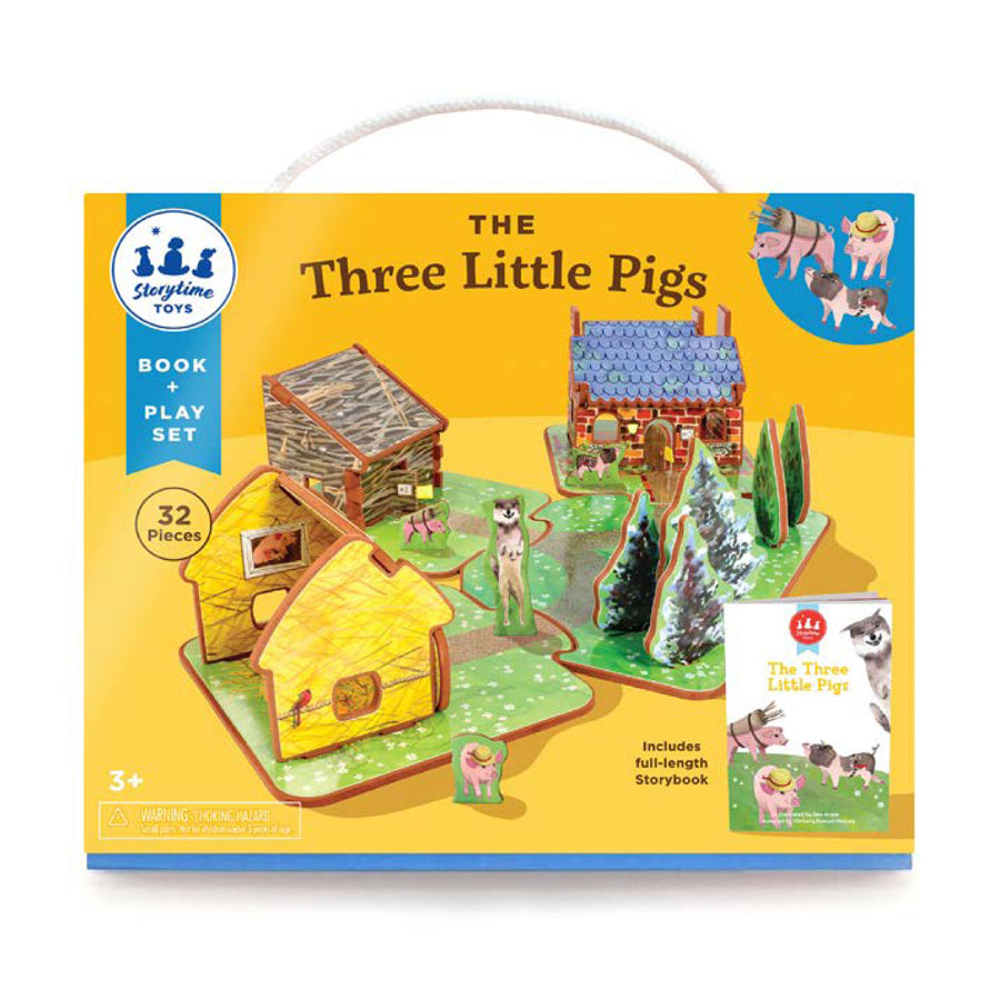 The Three Little Pigs Book and Play Set-Storytime Toys-Joanna's Cuties