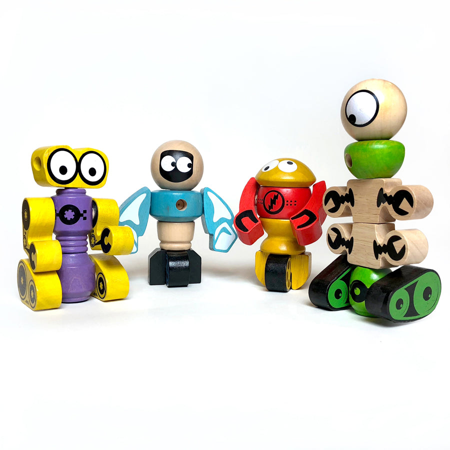 Tinker Totter Robots - 28 Piece Character Playset-Begin Again-Joanna's Cuties