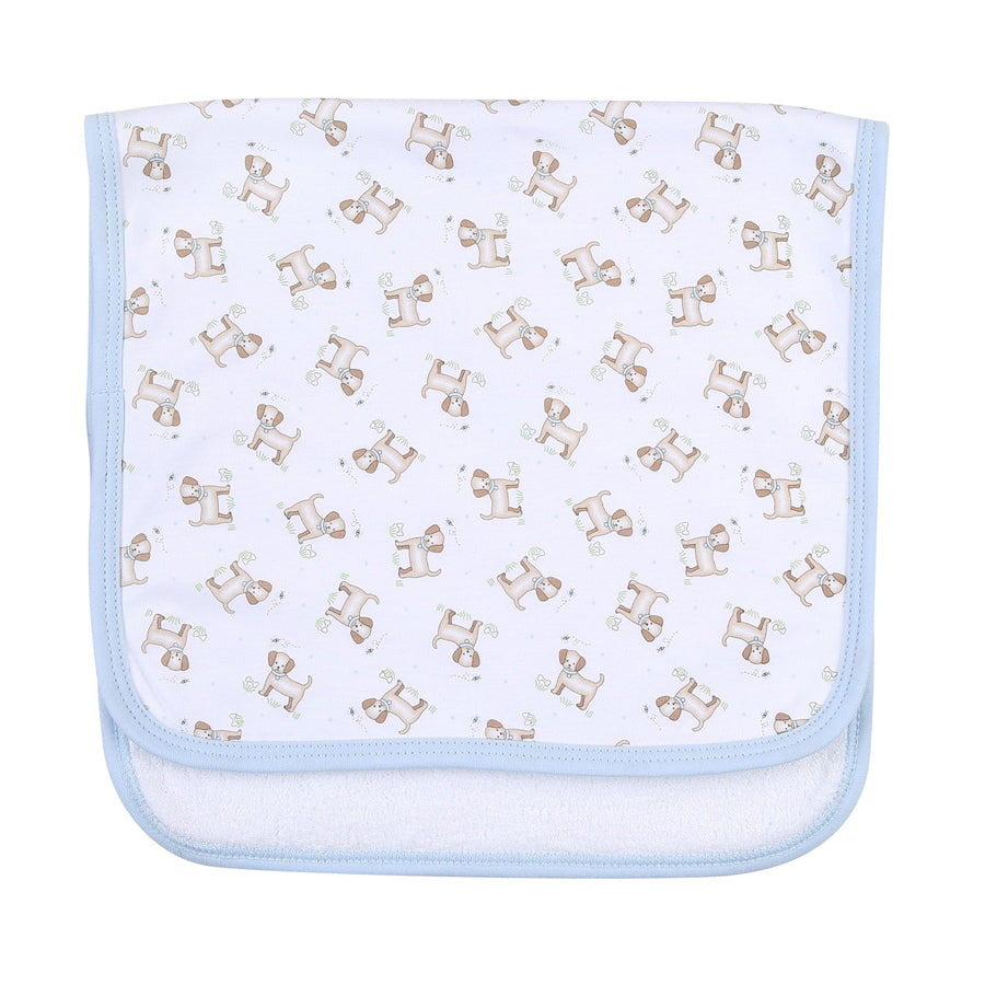 Tiny Puppy Printed Burp Cloth-BURP CLOTH-Magnolia Baby-Joannas Cuties