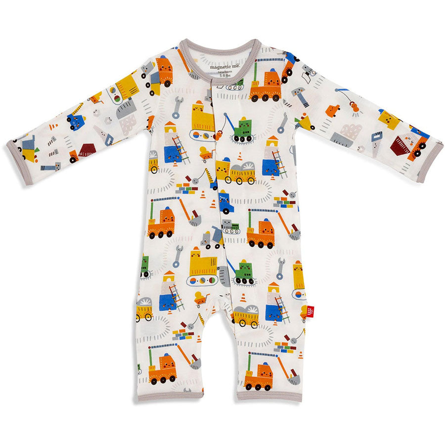 Toe Zone Modal Magnetic Coverall-OVERALLS & ROMPERS-Magnetic Me-Joannas Cuties