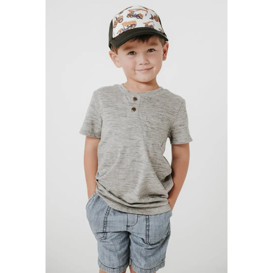 Tractors Trucker - Toddler-SUN HATS-Tiny Trucker Co.-Joannas Cuties