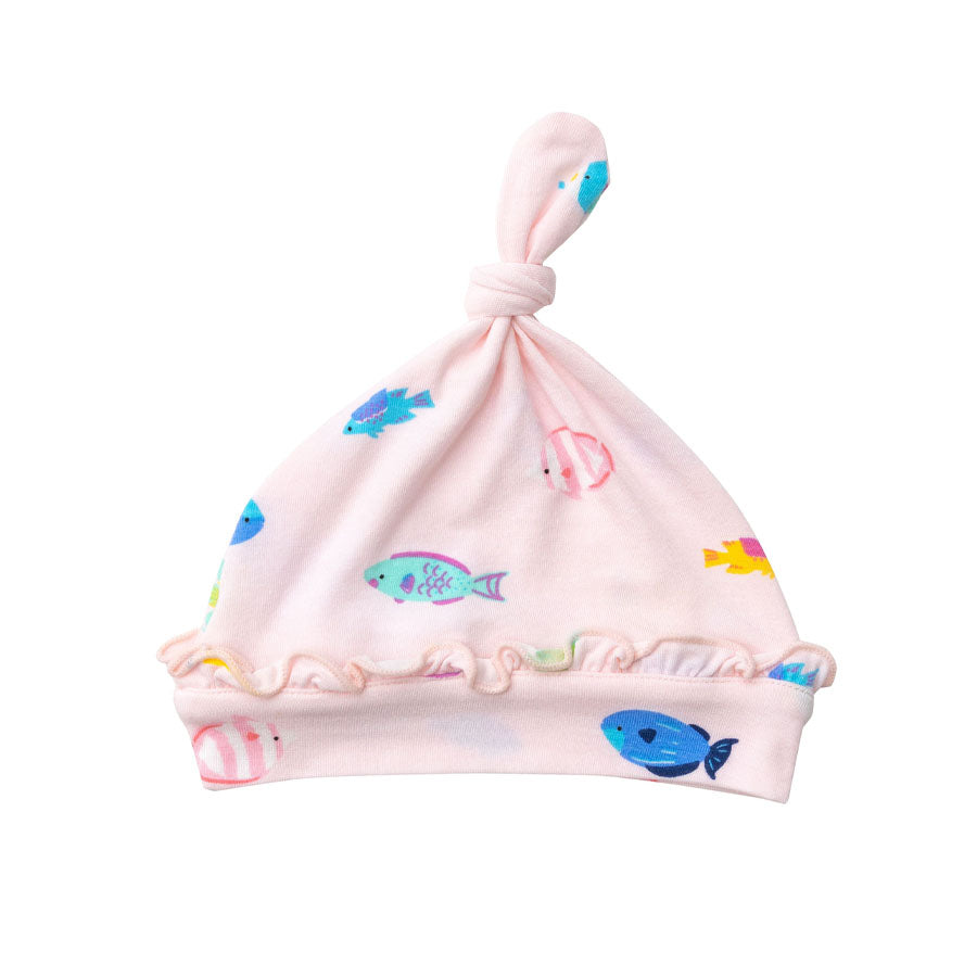 Angel Dear Knotted Hat - Tropical Fish