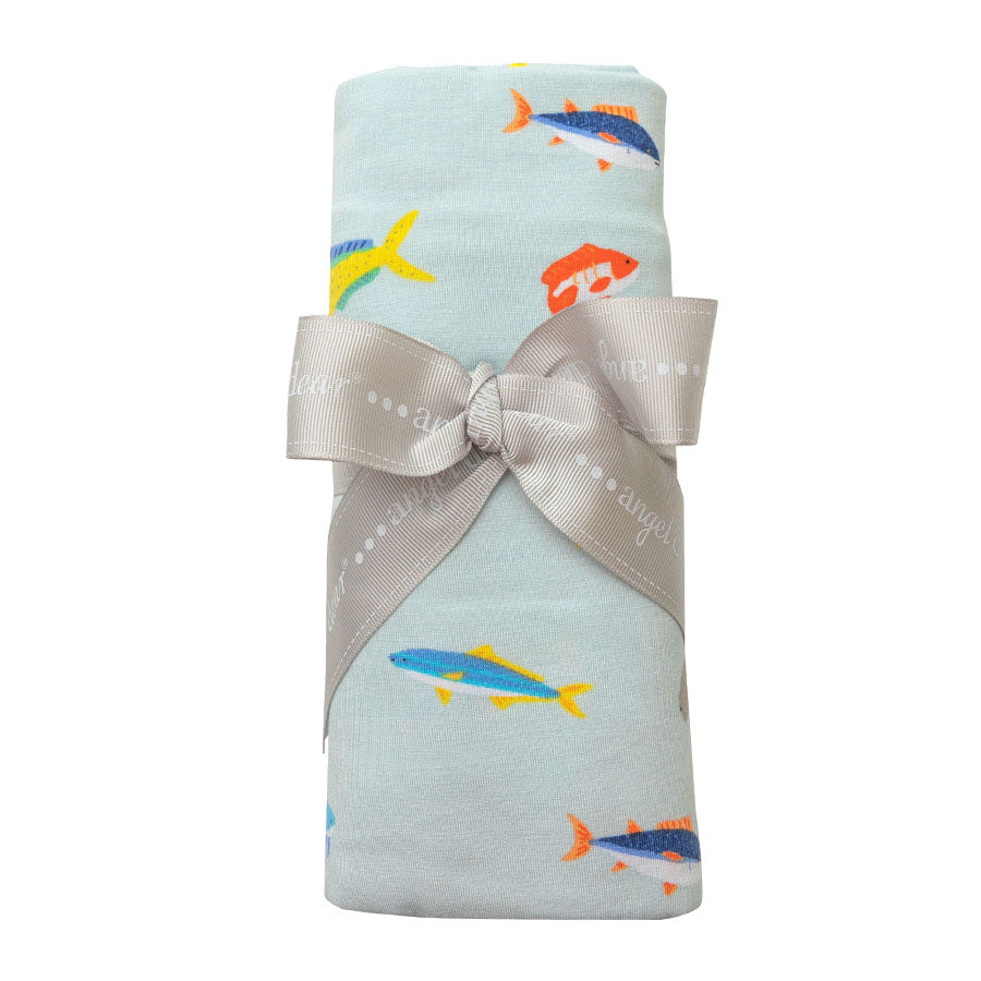 Tropical Fish Swaddle Blanket-SWADDLES & BLANKETS-Angel Dear-Joannas Cuties