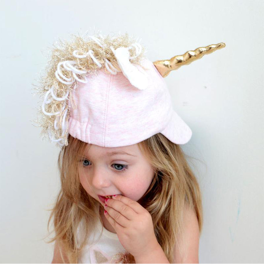 Character Hat - Star Unicorn - Pale Pink-Oh Baby-Joanna's Cuties