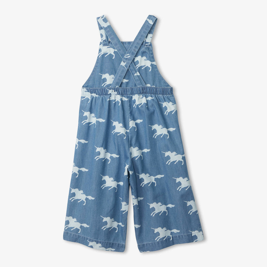 Unicorn Silhouettes Chambray Romper-OVERALLS & ROMPERS-Hatley-Joannas Cuties