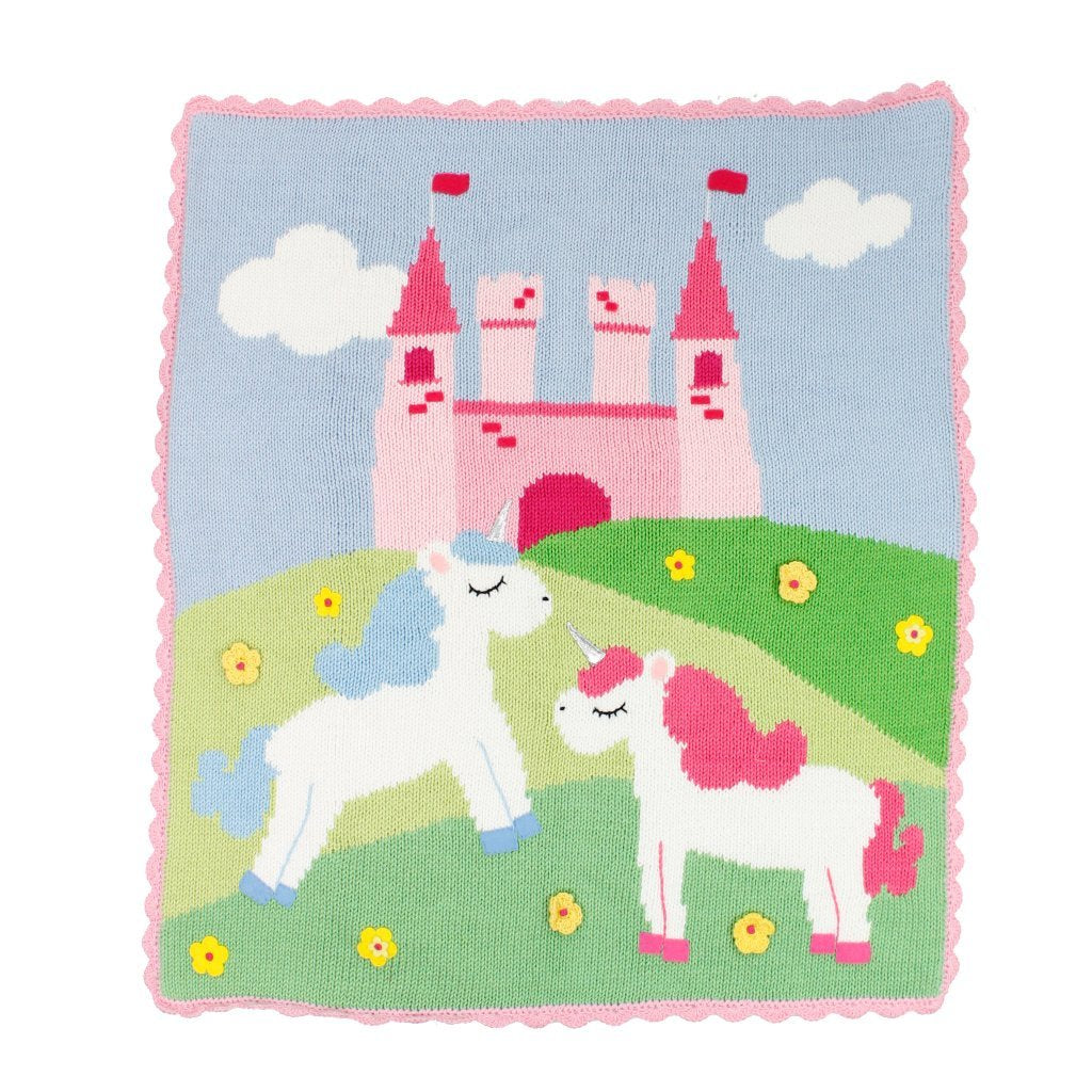 Unicorns Are Real Blanket - Artwalk - joannas-cuties