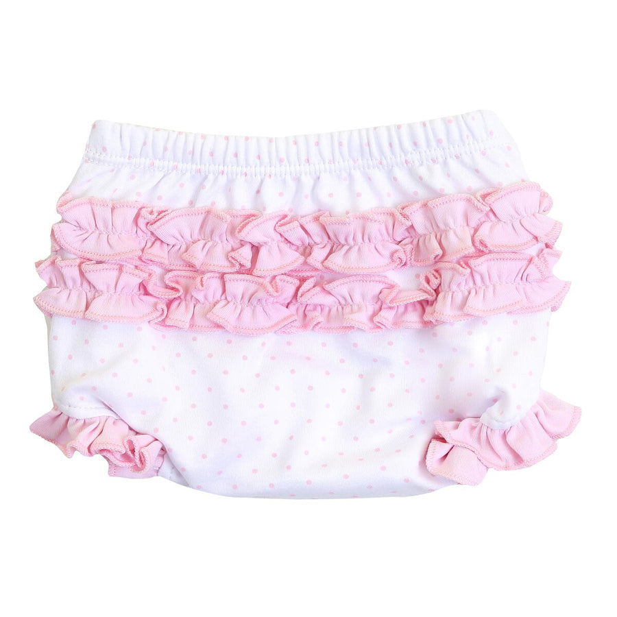 Vintage Polka Dot Bunny Pink Emb Collared Diaper Cover Set-Magnolia Baby-Joanna's Cuties