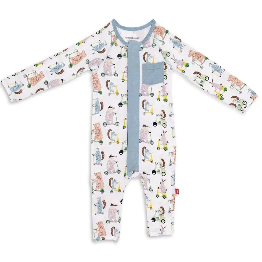Wheel Good Friends Modal Magnetic Coverall-OVERALLS & ROMPERS-Magnetic Me-Joannas Cuties