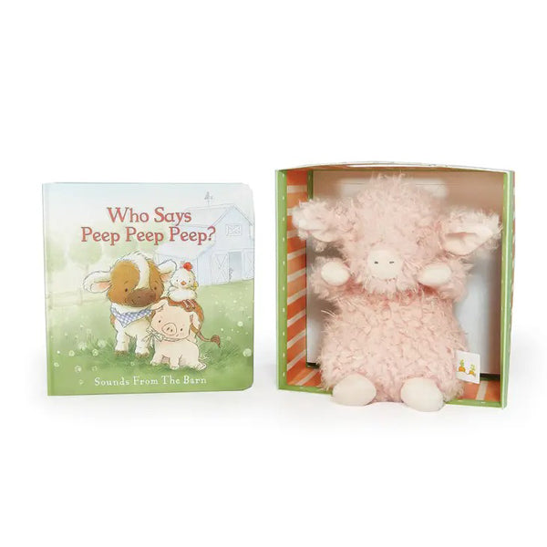 Who Says Peep Peep Peep Book and Plush Boxed Set-GIFTS-Bunnies By The Bay-Joannas Cuties