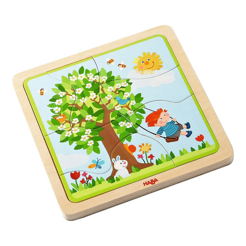 Wooden Puzzle My Time of The Year - Haba - joannas-cuties