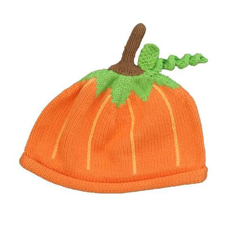 Pumpkin Cotton Knit Hat - Zubels - joannas-cuties