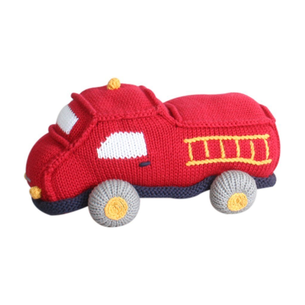 Chuck The Fire Truck knit - Zubels - joannas-cuties