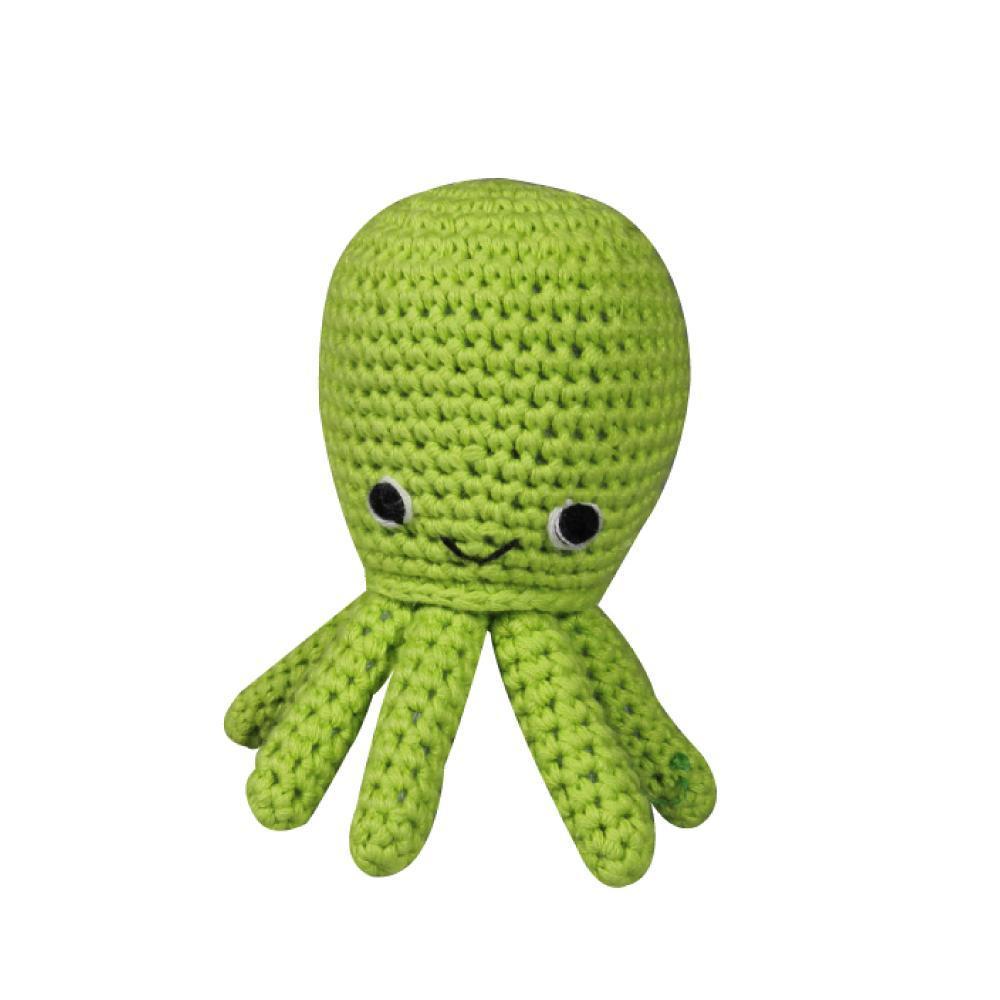 Octopus Crochet Dimple Rattle - Zubels - joannas-cuties